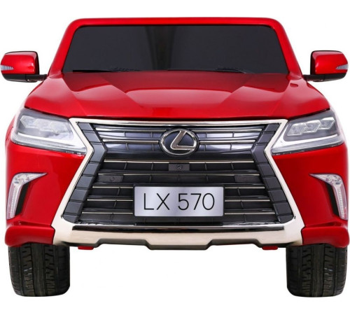 Дитяча акумуляторна машинка Lexus LX570 Червона