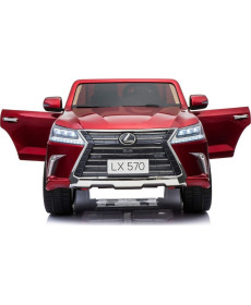 Дитяча акумуляторна машинка Lexus LX570 Червона