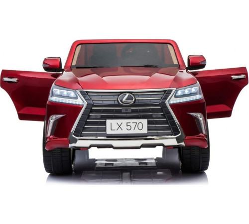 Дитяча акумуляторна машинка Lexus LX570 Червона