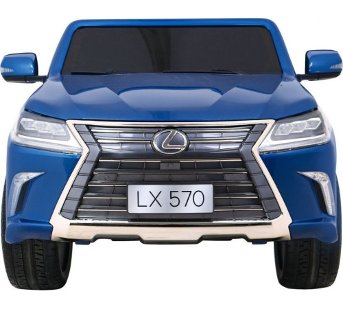 Дитяча акумуляторна машинка Lexus LX570 Синя