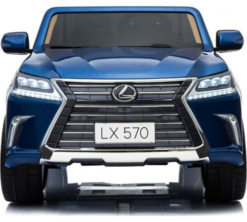 Дитяча акумуляторна машинка Lexus LX570 Синя