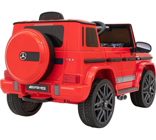 Дитяча акумуляторна машинка Mercedes AMG G63 Червона