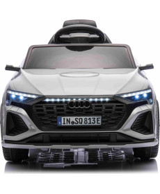 Дитяча акумуляторна машинка Audi SQ8 Сіра
