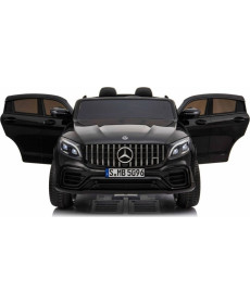Дитяча акумуляторна машинка Mercedes GLC 63S Чорна