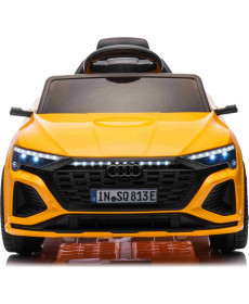 Дитяча акумуляторна машинка Audi SQ8 Жовта