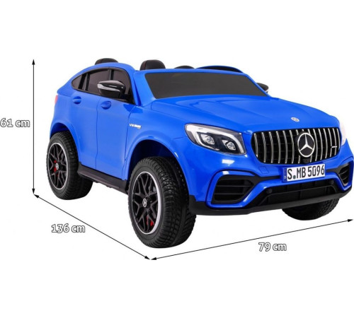 Дитяча акумуляторна машинка Mercedes GLC 63S Синя Дитяча акумуляторна машинка Mercedes GLC 63S Синя