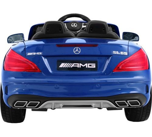 Дитяча акумуляторна машинка Mercedes AMG SL65 Синя