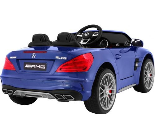 Дитяча акумуляторна машинка Mercedes AMG SL65 Синя