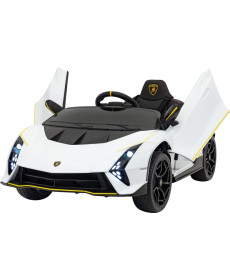 Дитяча акумуляторна машинка Lamborghini Invencible Біла