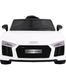Дитяча акумуляторна машинка Audi R8 Spyder Біла