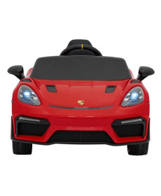 Дитяча акумуляторна машинка Porsche 718 Червона