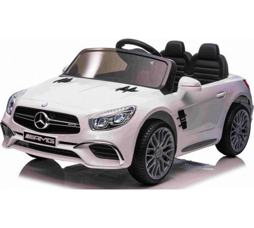 Дитяча акумуляторна машинка Mercedes Benz AMG SL65 S Біла