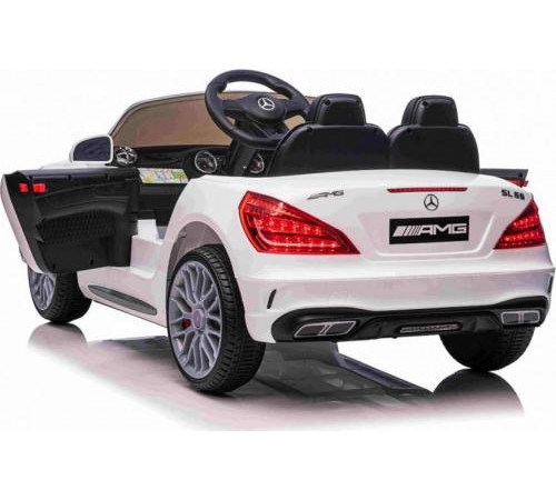 Дитяча акумуляторна машинка Mercedes Benz AMG SL65 S Біла