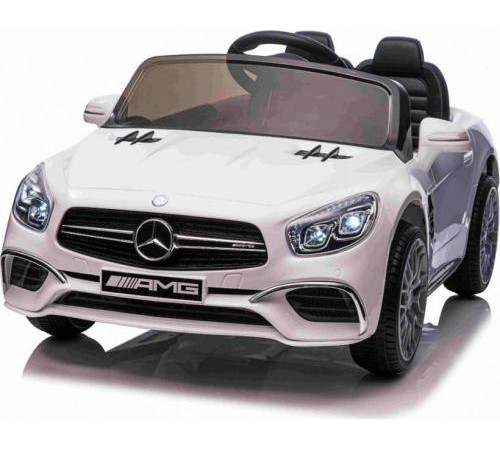 Дитяча акумуляторна машинка Mercedes Benz AMG SL65 S Біла