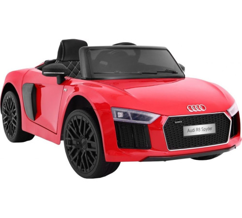 Дитяча акумуляторна машинка Audi R8 Spyder Червона