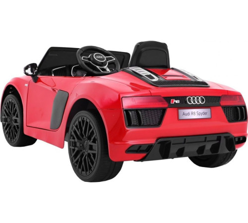 Дитяча акумуляторна машинка Audi R8 Spyder Червона