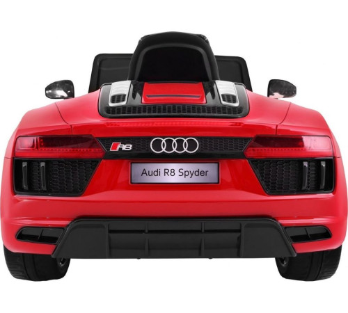 Дитяча акумуляторна машинка Audi R8 Spyder Червона