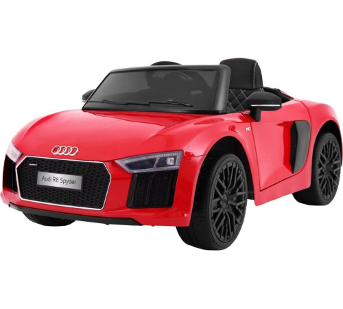 Дитяча акумуляторна машинка Audi R8 Spyder Червона