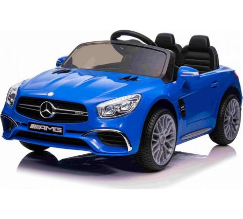 Дитяча акумуляторна машинка Mercedes Benz AMG SL65 S Синя