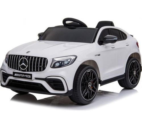 Дитяча акумуляторна машинка Mercedes Benz GLC63S Біла Дитяча акумуляторна машинка Mercedes Benz GLC63S Біла