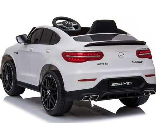 Дитяча акумуляторна машинка Mercedes Benz GLC63S Біла Дитяча акумуляторна машинка Mercedes Benz GLC63S Біла