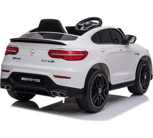 Дитяча акумуляторна машинка Mercedes Benz GLC63S Біла Дитяча акумуляторна машинка Mercedes Benz GLC63S Біла