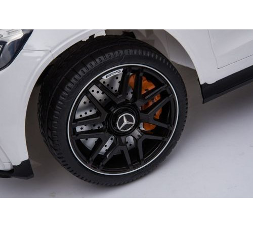 Дитяча акумуляторна машинка Mercedes Benz GLC63S Біла Дитяча акумуляторна машинка Mercedes Benz GLC63S Біла