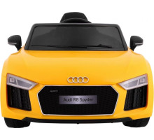 Дитяча акумуляторна машинка Audi R8 Spyder Жовта