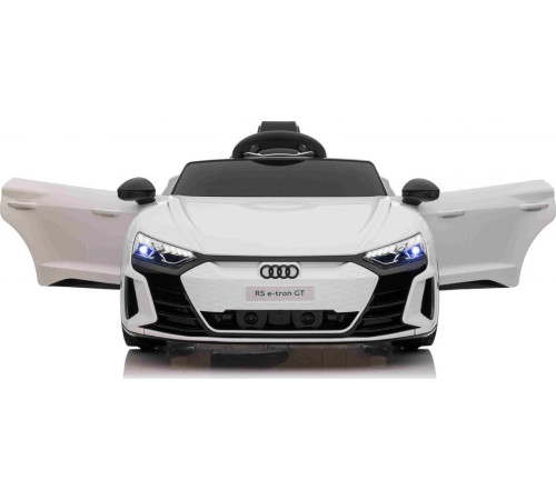 Дитяча акумуляторна машинка Audi RS E-Tron GT Біла Дитяча акумуляторна машинка Audi RS E-Tron GT Біла