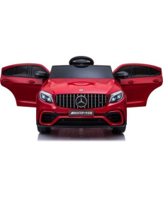 Дитяча акумуляторна машинка Mercedes Benz GLC63S Червона