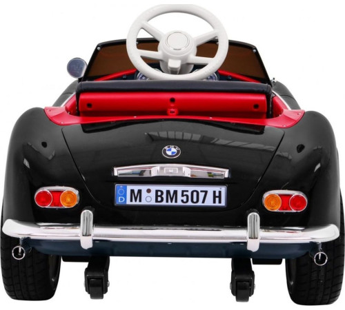 Дитяча акумуляторна машинка BMW 507 Retro Чорна Дитяча акумуляторна машинка BMW 507 Retro Чорна