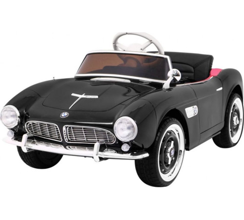 Дитяча акумуляторна машинка BMW 507 Retro Чорна Дитяча акумуляторна машинка BMW 507 Retro Чорна