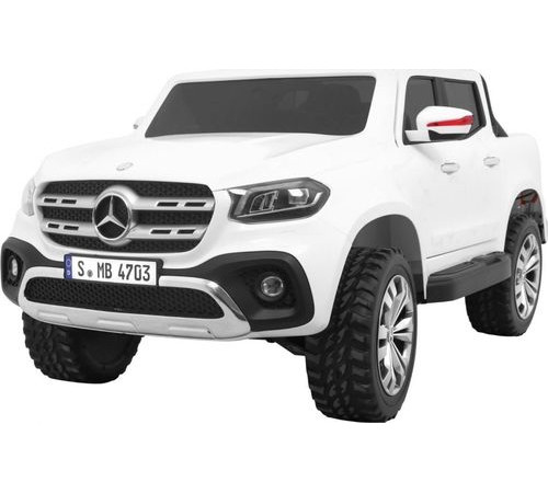 Дитяча акумуляторна машинка Mercedes Benz X-Class Біла