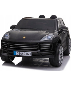 Дитяча акумуляторна машинка Porsche Cayenne S Чорна