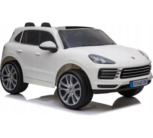 Дитяча акумуляторна машинка Porsche Cayenne S Біла