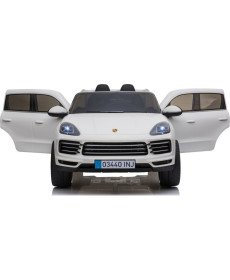 Дитяча акумуляторна машинка Porsche Cayenne S Біла