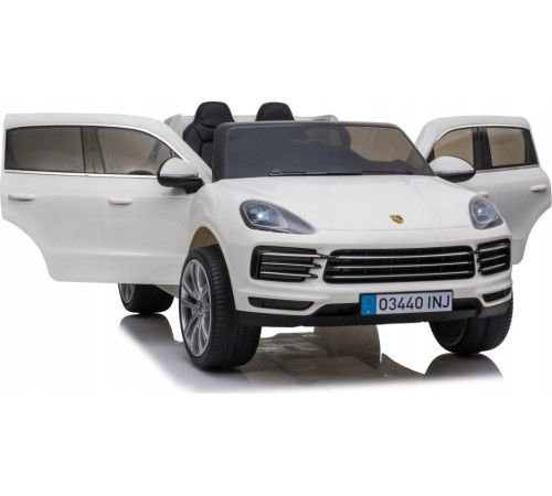 Дитяча акумуляторна машинка Porsche Cayenne S Біла