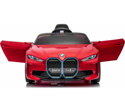 Дитяча акумуляторна машинка BMW i4 для дітей Червона Дитяча акумуляторна машинка BMW i4 для дітей Червона