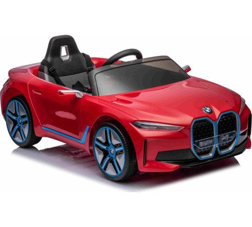Дитяча акумуляторна машинка BMW i4 для дітей Червона Дитяча акумуляторна машинка BMW i4 для дітей Червона