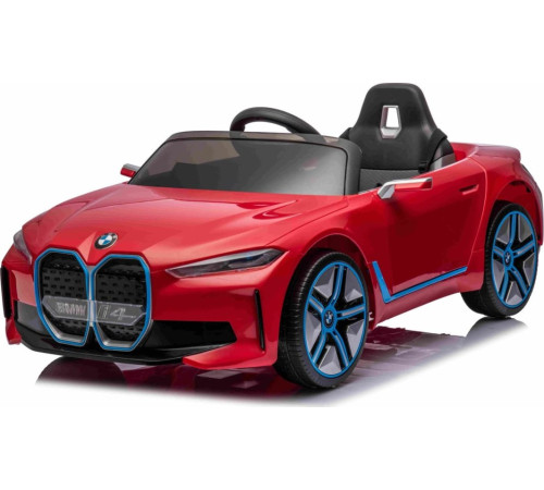 Дитяча акумуляторна машинка BMW i4 для дітей Червона Дитяча акумуляторна машинка BMW i4 для дітей Червона