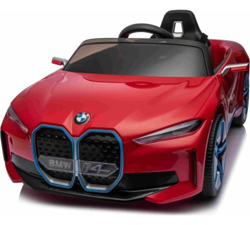 Дитяча акумуляторна машинка BMW i4 для дітей Червона Дитяча акумуляторна машинка BMW i4 для дітей Червона