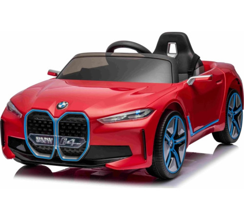 Дитяча акумуляторна машинка BMW i4 для дітей Червона Дитяча акумуляторна машинка BMW i4 для дітей Червона