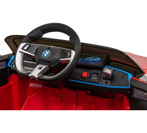 Дитяча акумуляторна машинка BMW i4 для дітей Червона Дитяча акумуляторна машинка BMW i4 для дітей Червона