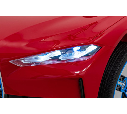 Дитяча акумуляторна машинка BMW i4 для дітей Червона Дитяча акумуляторна машинка BMW i4 для дітей Червона