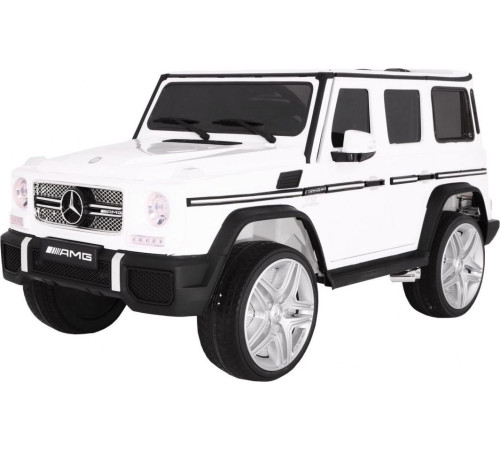 Дитяча акумуляторна машинка Mercedes AMG G65 Біла