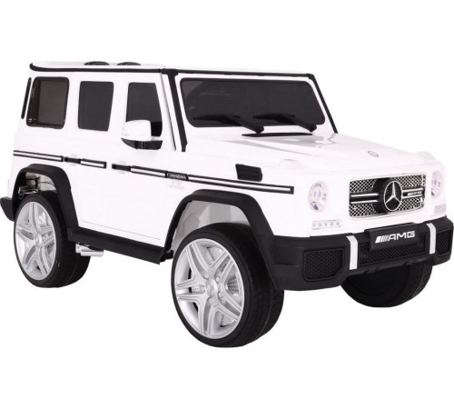 Дитяча акумуляторна машинка Mercedes AMG G65 Біла