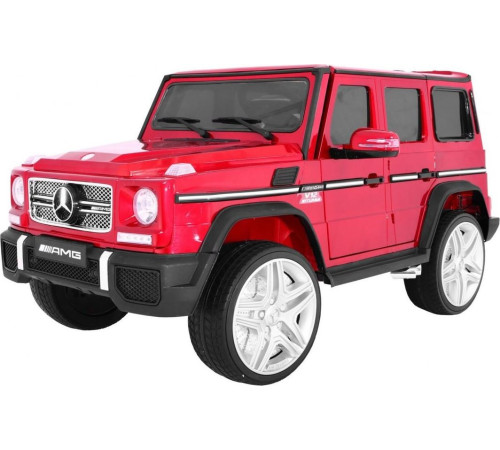 Дитяча акумуляторна машинка Mercedes AMG G65 Червона