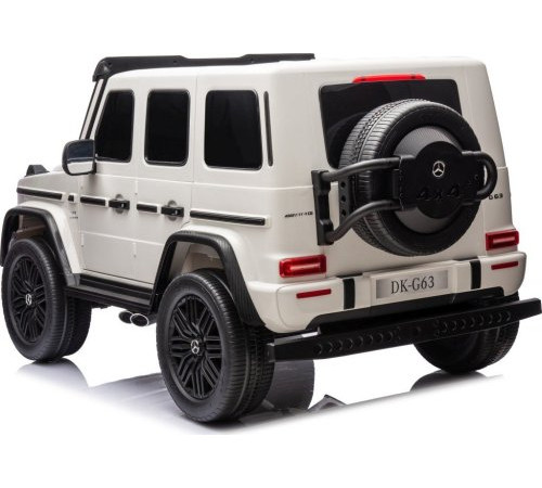 Дитяча акумуляторна машинка Mercedes Benz G63 AMG XXL Біла