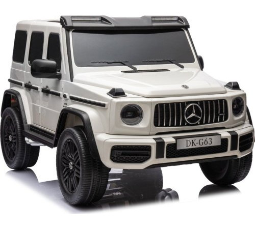 Дитяча акумуляторна машинка Mercedes Benz G63 AMG XXL Біла