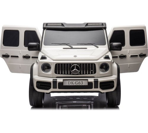 Дитяча акумуляторна машинка Mercedes Benz G63 AMG XXL Біла